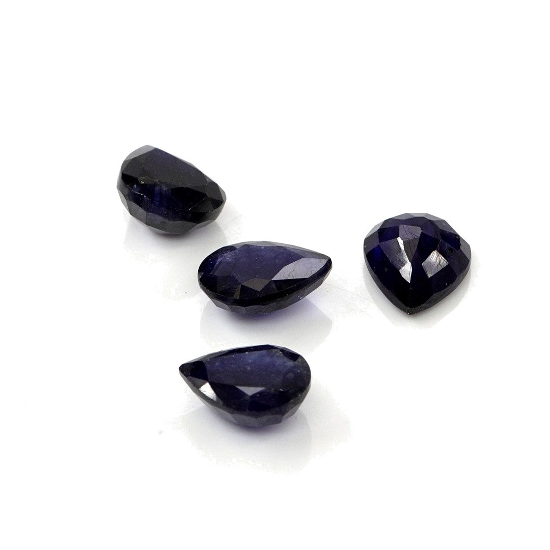 Natural Bangkok Blue Sapphire Calibrated Pears | 9x11mm & 10x12mm