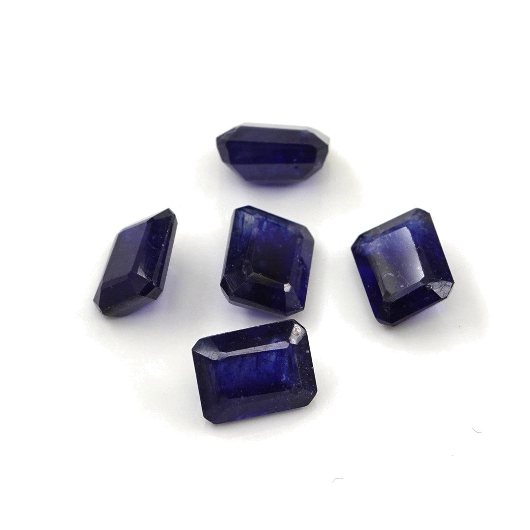 Natural Bangkok Blue Sapphire Calibrated Octagons | 5x7mm & 6x8mm