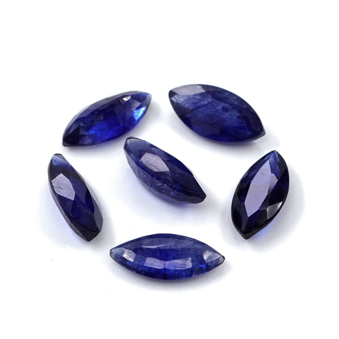 Natural Bangkok Blue Sapphire Calibrated Marquise | 7x14mm & 8x16mm