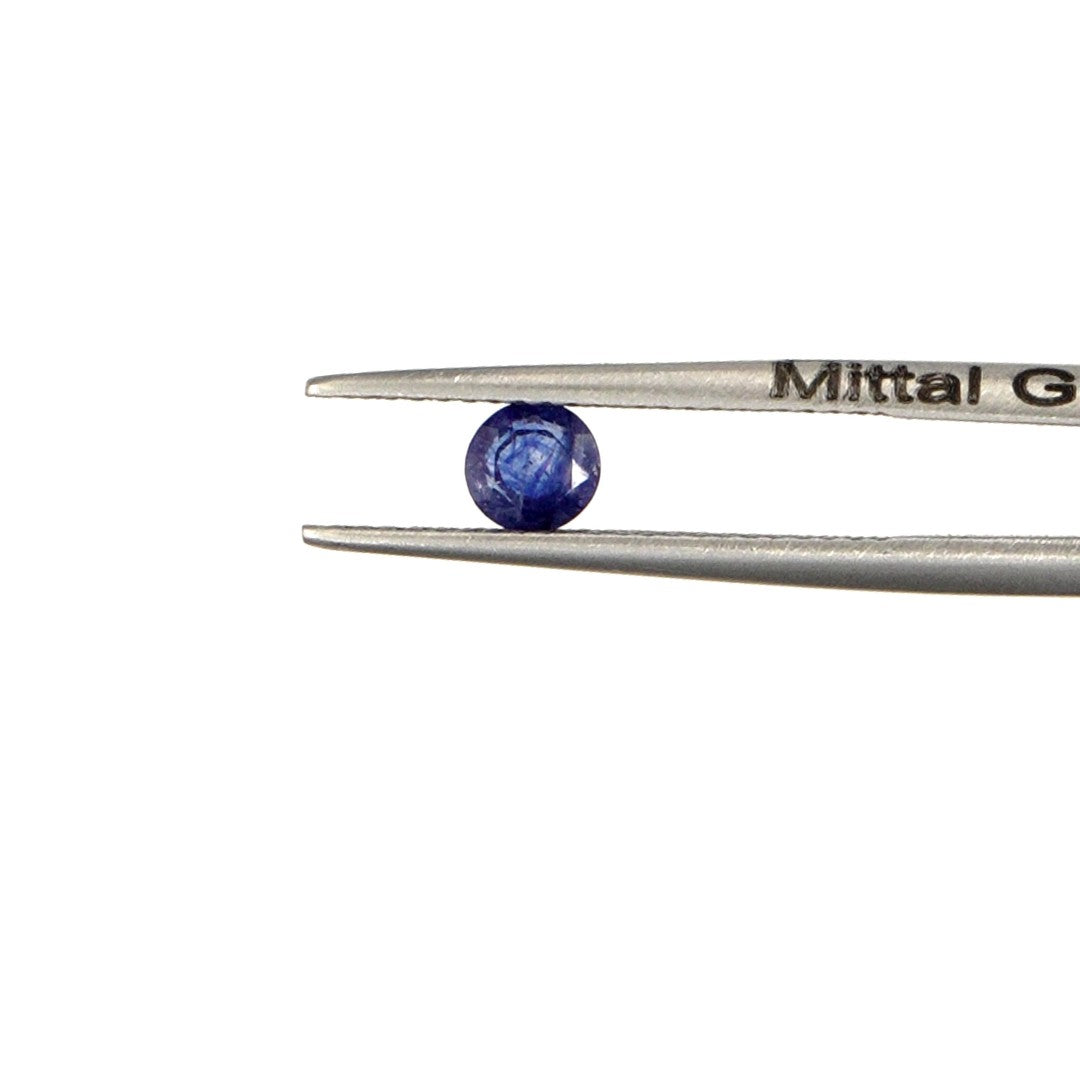 Natural Bangkok Blue Sapphire Calibrated Rounds | 4mm & 4.5mm