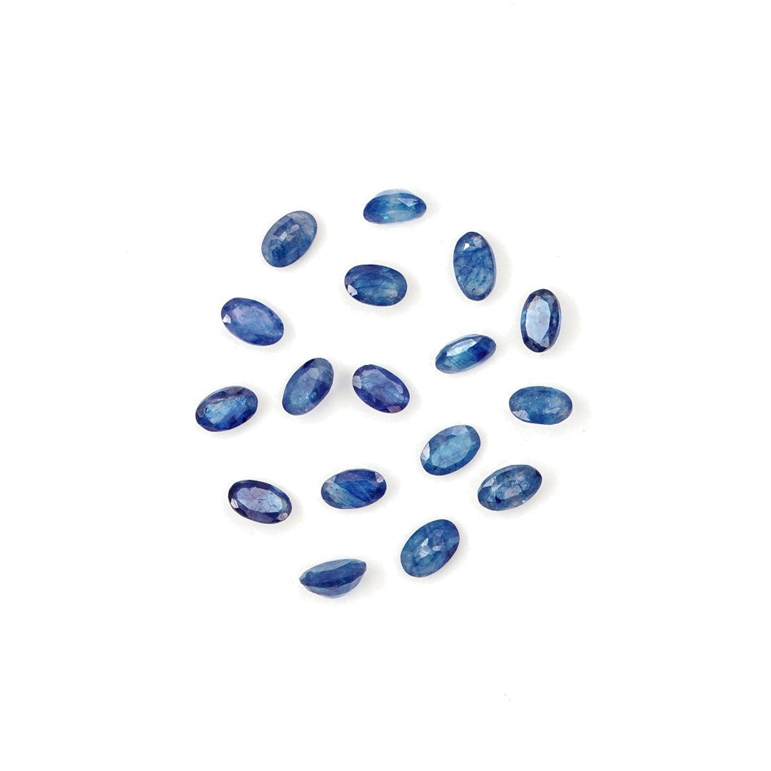 Natural Bangkok Blue Sapphire Calibrated Ovals | 3x5mm & 4x6mm