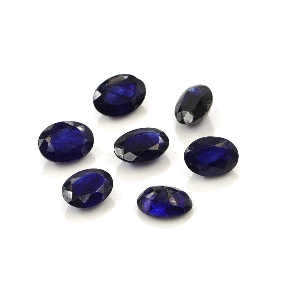 Natural Bangkok Blue Sapphire Calibrated Ovals | 5x7mm & 6x8mm