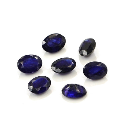 Natural Bangkok Blue Sapphire Calibrated Ovals | 5x7mm & 6x8mm