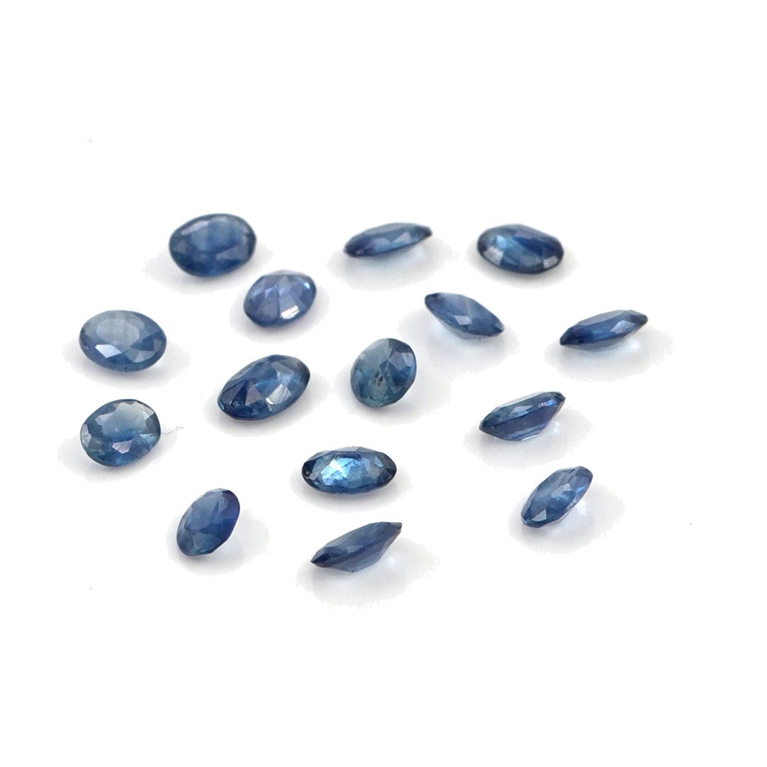 Natural Untreated Blue Sapphire Calibrated Pears | 3x4mm & 4x5mm