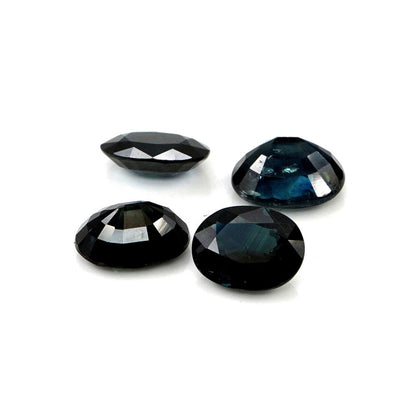 Natural Untreated Australian Teal Sapphire Calibrated Ovals | 5x7mm & 6x8mm