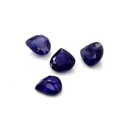 Natural Bangkok Blue Sapphire Calibrated Hearts | 7mm & 8mm