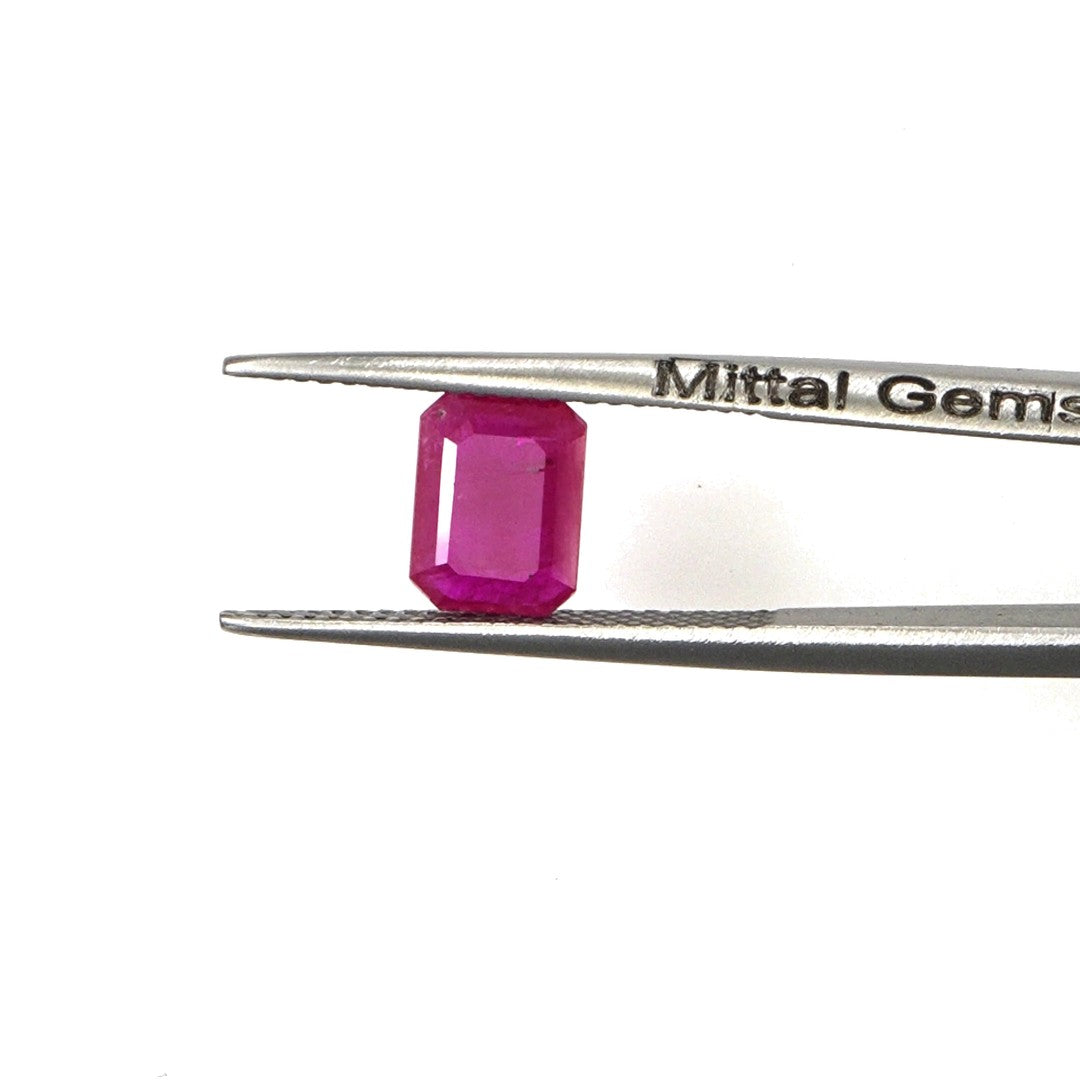 Natural Untreated Mozambique Ruby Calibrated Octagons | 5x7mm & 6x8mm