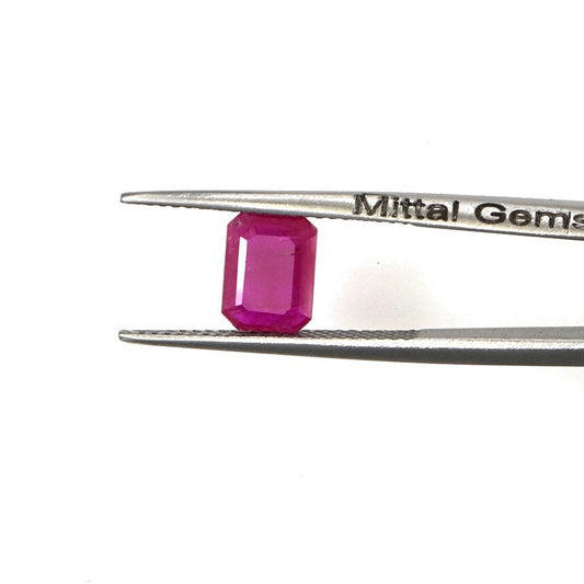 Natural Untreated Mozambique Ruby Calibrated Octagons | 5x7mm & 6x8mm