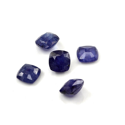 Natural Bangkok Blue Sapphire Calibrated Cushions | 8mm & 8.5mm