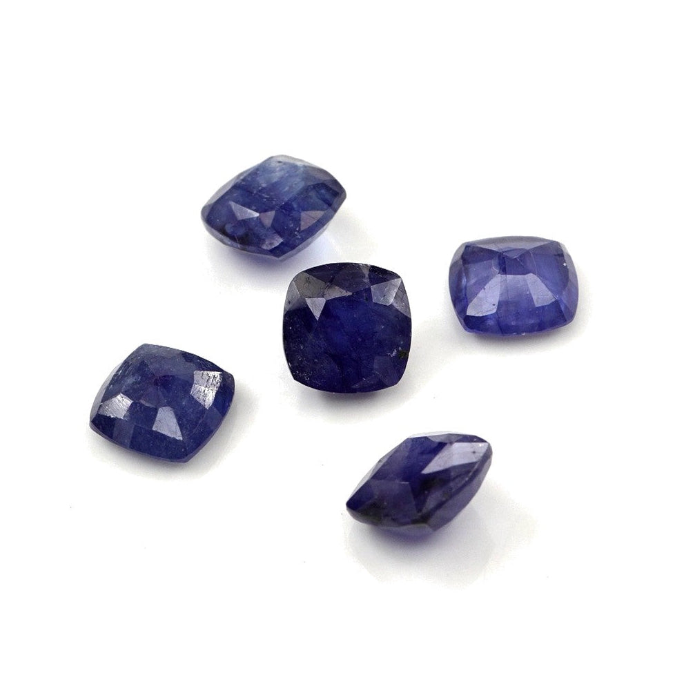 Natural Bangkok Blue Sapphire Calibrated Cushions | 9mm & 9.5mm