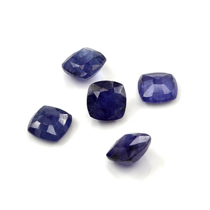 Natural Bangkok Blue Sapphire Calibrated Cushions | 9mm & 9.5mm