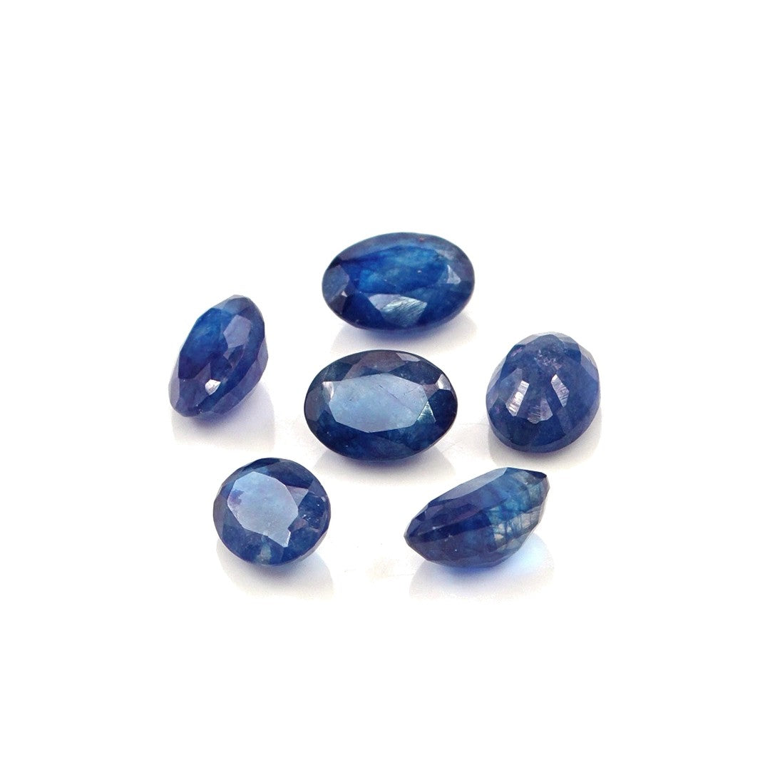 Natural Bangkok Blue Sapphire Calibrated Ovals | 5x7mm & 6x8mm