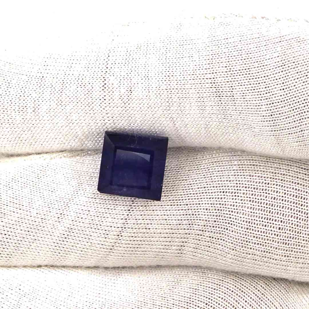 Natural Bangkok Blue Sapphire Calibrated Squares | 11mm & 12mm