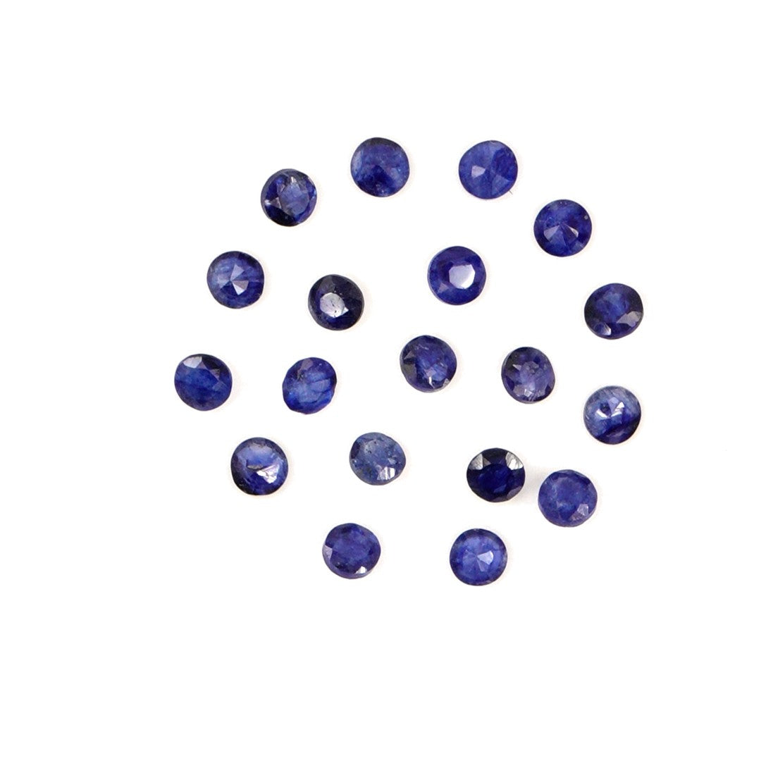 Natural Bangkok Blue Sapphire Calibrated Rounds | 2.5mm & 3mm