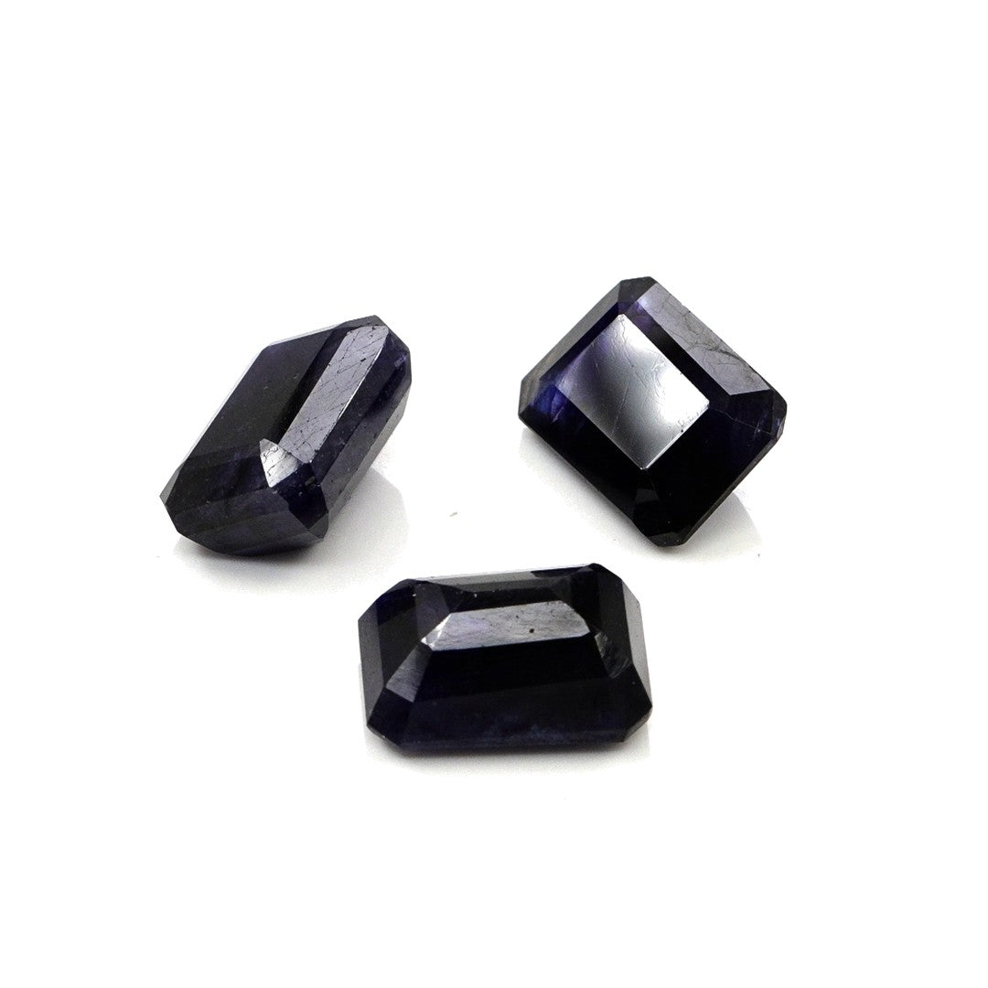 Natural Bangkok Blue Sapphire Calibrated Octagons | 10x14mm & 4x5mm