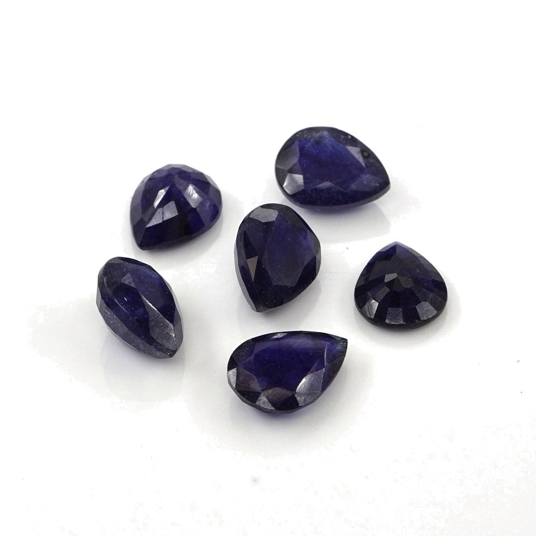 Natural Bangkok Blue Sapphire Calibrated Pears | 7x9mm & 8x10mm