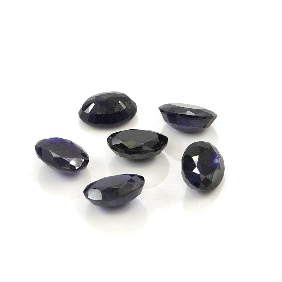 Natural Bangkok Blue Sapphire Calibrated Ovals | 7x9mm & 8x10mm