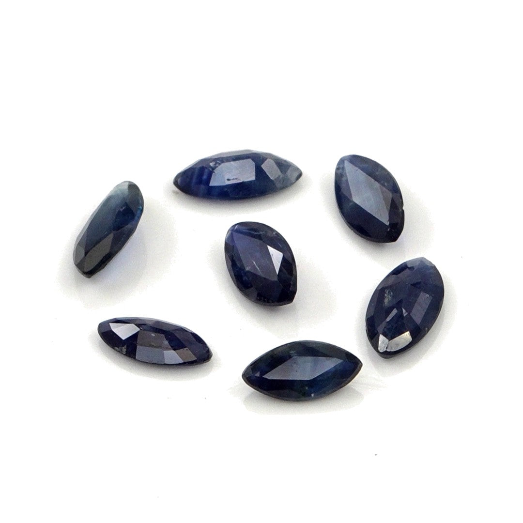 Natural Untreated Blue Sapphire Calibrated Marquise | 2.5x5mm & 3x6mm