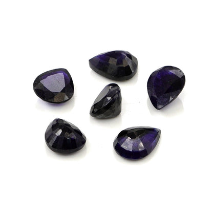 Natural Bangkok Blue Sapphire Calibrated Pears | 7x9mm & 8x10mm