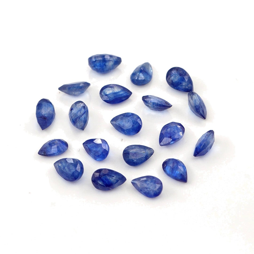 Natural Bangkok Blue Sapphire Calibrated Pears | 3x5mm & 4x6mm