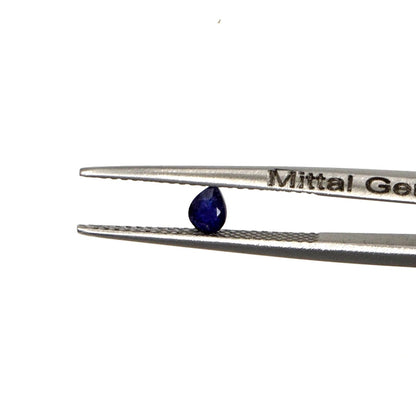 Natural Bangkok Blue Sapphire Calibrated Pears | 3x4mm & 4x5mm