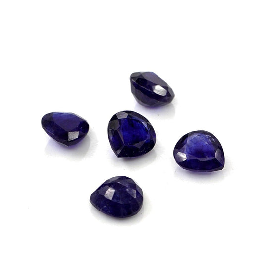 Natural Bangkok Blue Sapphire Calibrated Hearts | 5mm & 6mm