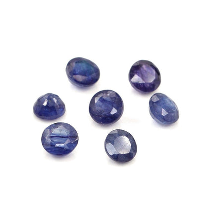 Natural Bangkok Blue Sapphire Calibrated Rounds | 4mm & 4.5mm