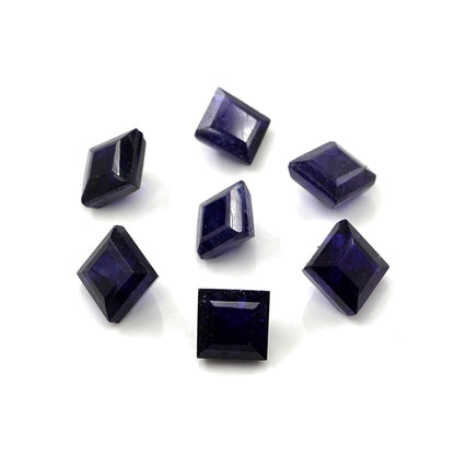 Natural Bangkok Blue Sapphire Calibrated Squares | 7mm & 8mm