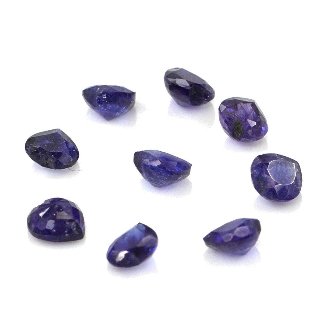 Natural Bangkok Blue Sapphire Calibrated Hearts | 3mm & 3.5mm
