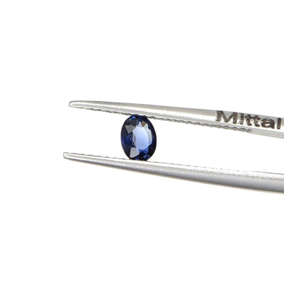 Natural Untreated Blue Sapphire Calibrated Ovals | 3x4mm & 4x5mm
