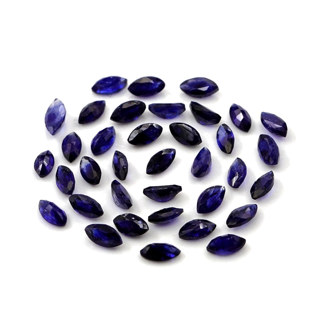 Natural Bangkok Blue Sapphire Calibrated Marquise | 2x4mm & 2.5x5mm