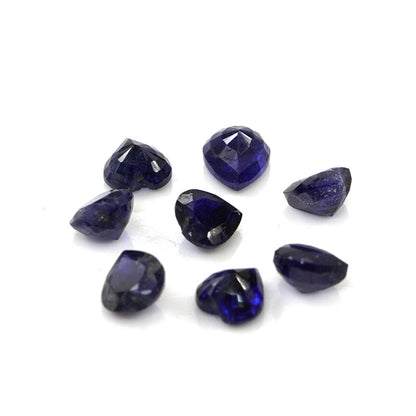 Natural Bangkok Blue Sapphire Calibrated Hearts | 4mm & 4.5mm