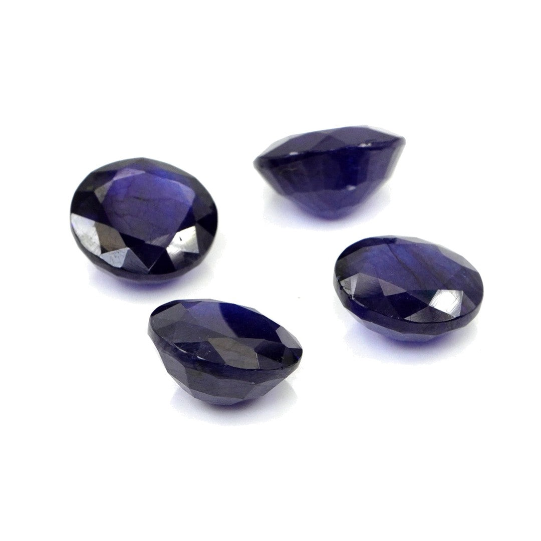 Natural Bangkok Blue Sapphire Calibrated Rounds | 11mm & 12mm