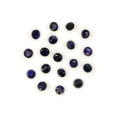 Natural Bangkok Blue Sapphire Calibrated Rounds | 2.5mm & 3mm