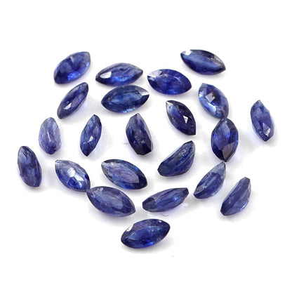 Natural Bangkok Blue Sapphire Calibrated Marquise | 2x4mm & 2.5x5mm