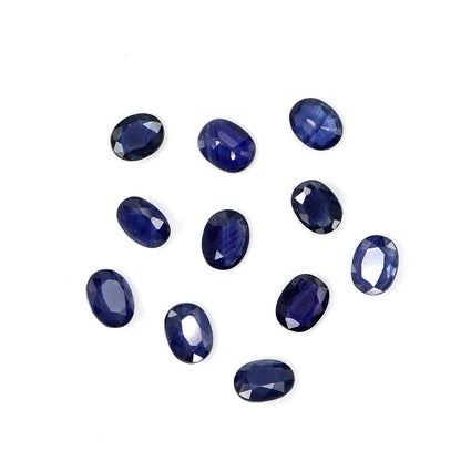 Natural Untreated Blue Sapphire Calibrated Ovals | 3x4mm & 4x5mm