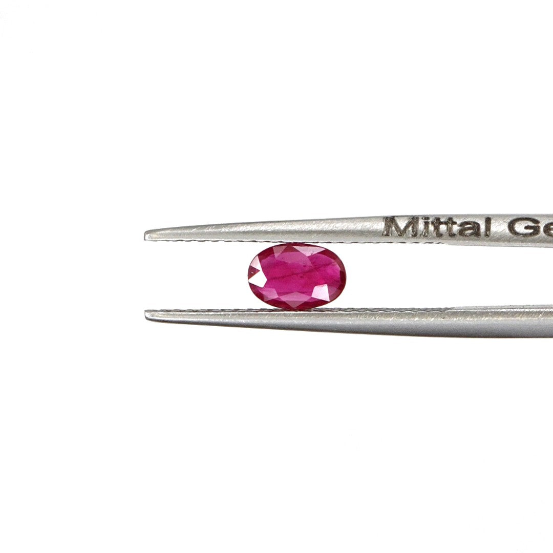 Natural Untreated Burma Ruby Calibrated Ovals | 3x5mm & 4x6mm