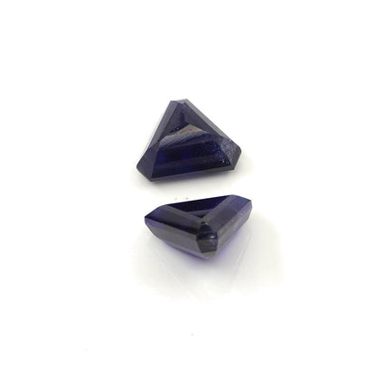 Natural Bangkok Blue Sapphire Calibrated Trillions | 7mm & 8mm