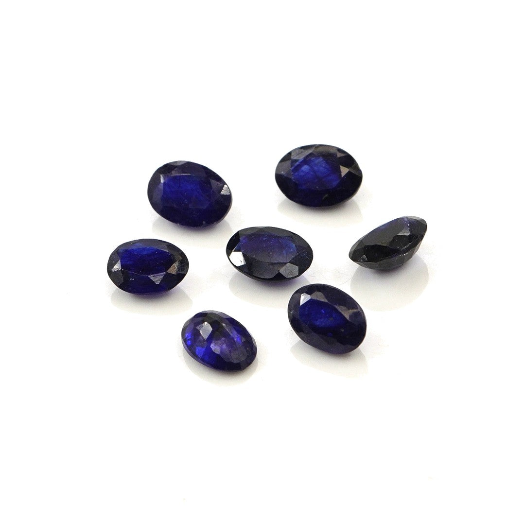 Natural Bangkok Blue Sapphire Calibrated Ovals | 5x7mm & 6x8mm