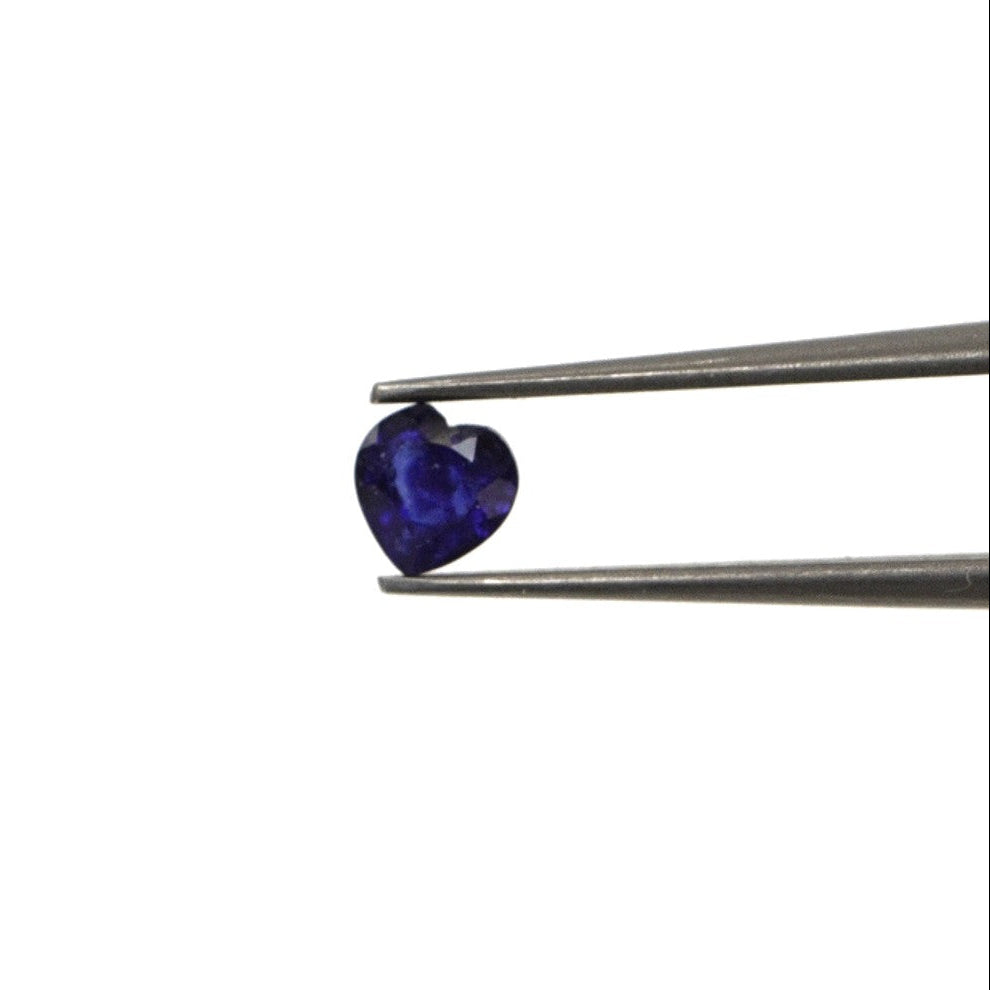 Natural Bangkok Blue Sapphire Calibrated Hearts | 4mm & 4.5mm