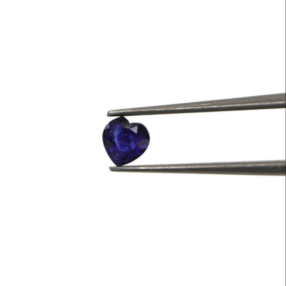 Natural Bangkok Blue Sapphire Calibrated Hearts | 4mm & 4.5mm