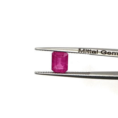 Natural Untreated Mozambique Ruby Calibrated Octagons | 5x7mm & 6x8mm