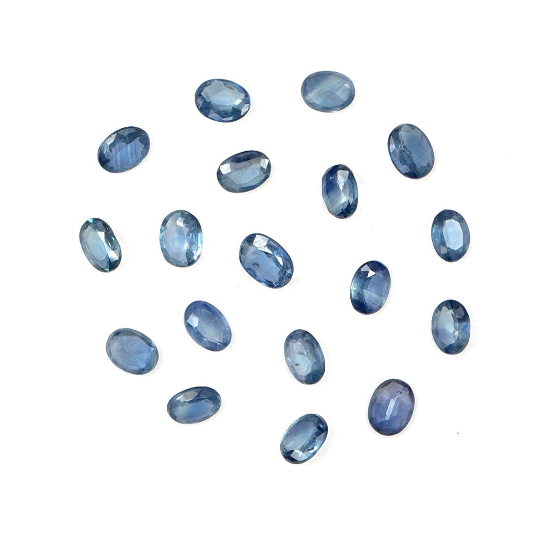 Natural Untreated Blue Sapphire Calibrated Ovals | 3x4mm & 4x5mm