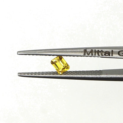 Natural Untreated Yellow Sapphire Calibrated Octagons | 3x4mm & 4x5mm