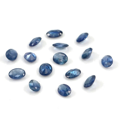 Natural Untreated Blue Sapphire Calibrated Pears | 3x4mm & 4x5mm