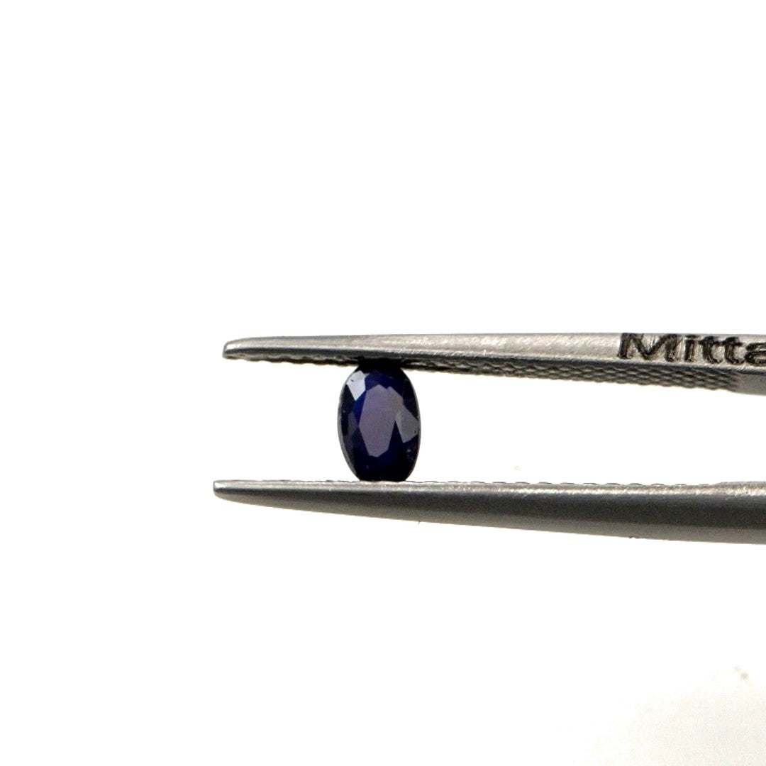 Natural Untreated Blue Sapphire Calibrated Ovals | 3x4mm & 4x5mm