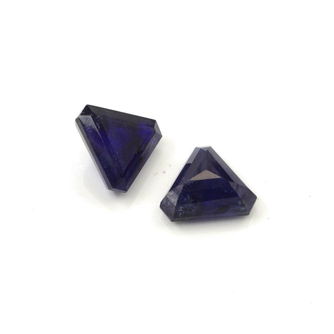 Natural Bangkok Blue sapphire Calibrated Trillions | 9mm & 10mm