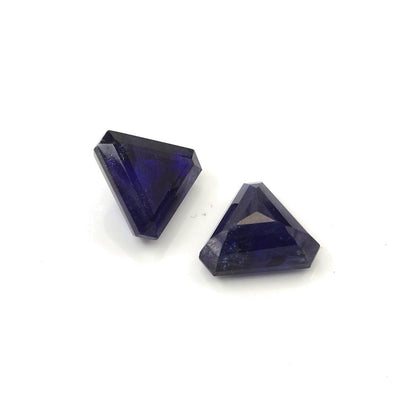 Natural Bangkok Blue sapphire Calibrated Trillions | 9mm & 10mm