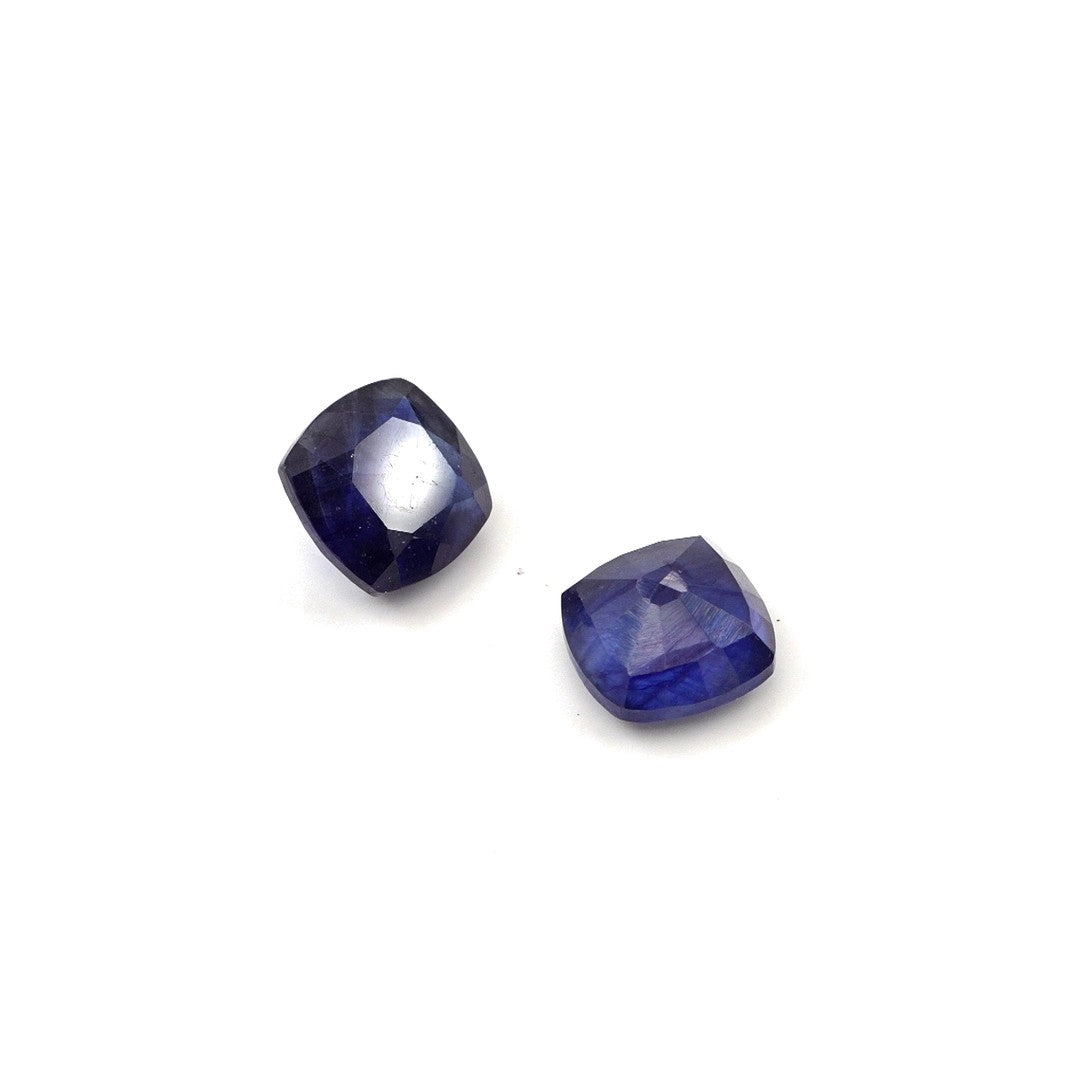 Natural Bangkok Blue Sapphire Calibrated Cushions | 9mm & 9.5mm