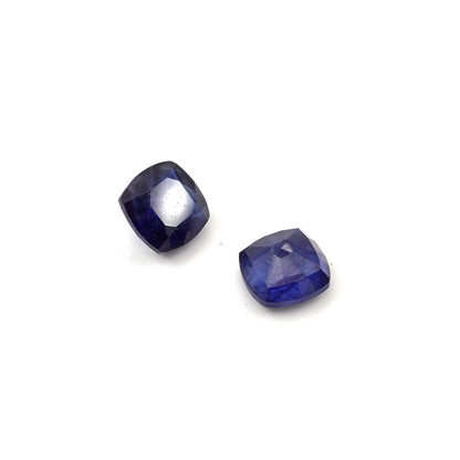 Natural Bangkok Blue Sapphire Calibrated Cushions | 9mm & 9.5mm